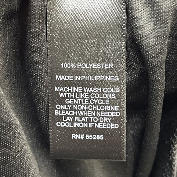 Express Skirt Womens M Black Mixed Paisley Chiffon Midi Asymmetrical Western - Picture 9 of 9